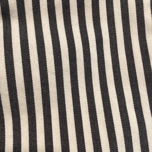 NWOT Express charcoal black and white striped shorts - Picture 2 of 4